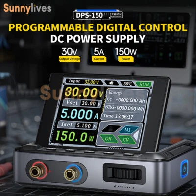 FNIRSI DPS-150 Portable CNC DC Power Supply 30V 5A 150W PD QC DC Power Input - Image 1 of 4