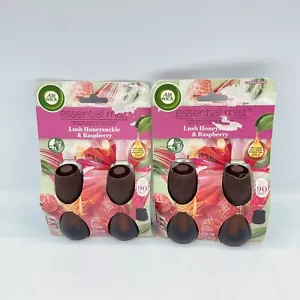 Air Wick Essential Mist Lush Honeysuckle & Raspberry Refill LE 2PK x 2 *READ* - Picture 1 of 3