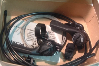 Suntour X-1 3x7-Spd Accushift SL-X101 MTB Thumb Shifters -NEW/NOS Friction-NIB+ - Image 1 of 4