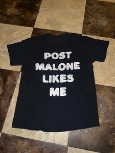 Post Malone Likes Me 12 Carat Tour Official Black Shirt 2022 Posty Men’s Large - Picture 1 of 6