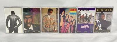 BOBBY BROWN Cassette Tape x6 R&B COLOR ME BADD BELL BIV DEVOE KEITH SWEAT - Imagem 1 de 4