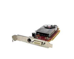 AMD Radeon HD 2400XT 256MB GDDR2 DMS-59 S-VIDEO Grafikkarte PCI-E inkl. Adapter - Bild 1 von 2