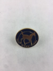 W.T.B.A. 1940 -1990 Collectible Souvenir Pin 3/4" Blue Horse - Picture 1 of 2