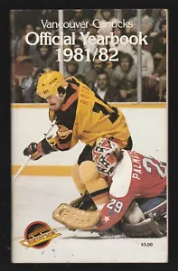 1981/82 Official Vancouver Canucks Yearbook - Picture 1 of 1