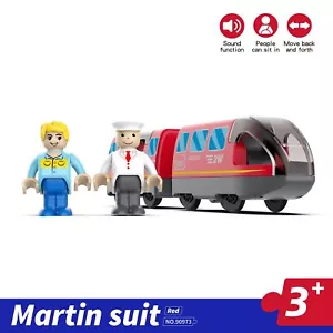 Battery Operated Locomotive For Thomas Brio Wooden Train Track Figures Kid Toys - Picture 1 of 10