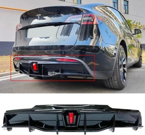 Difusor trasero negro brillante Tesla Model Y 2020 2022 2023 - Imagen 1 de 1