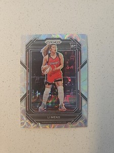 Li Meng Rookie RC /99 2023 WNBA Prizm #132 Silver Scope Washington Mystics