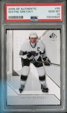 2006-07 SP Authentic Wayne Gretzky #55 HOF PSA 10 Kings LOW POP