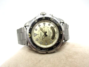 Vintage Casio "Arnie Smile" AD-520 388 Alarm Chronograph Watch Schwarzenegger - Picture 1 of 12