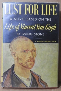 LUST FOR LIFE (A NOVEL BASED ON THE LIFE OF VINCENT VAN GOGH) 1939 M.LIBRARY VG+ - Picture 1 of 5