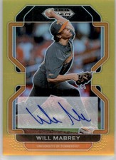 2022 Panini Prizm Draft Picks GOLD PRIZMS Baseball AUTOGRAPHS Pick From List