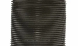 24 AWG verzinnte Kupferlitze Anschlussdraht, 100 Fuß schwarz UL1007, 300 V Hergestellt in den USA - Bild 1 von 3