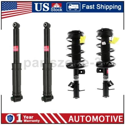 Amortecedores traseiros Nissan Sentra mola helicoidal para 2007 2008 2009 2010 2011 2012 - Imagem 1 de 4