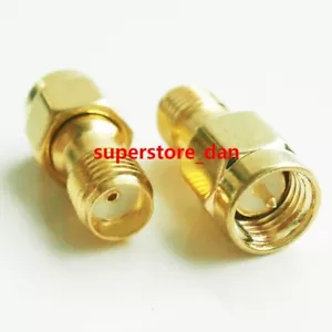 SMA Male To SMA Female Jack Lot RF Connector Coupler Coax Coaxial Adapter - Picture 1 of 2