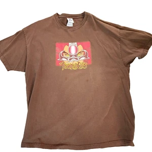 THUNDERCATS brown cotton t-shirt- size 2XL -AAA Alstyle Apparel & Activewear - Imagen 1 de 4