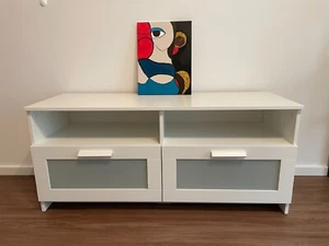 BRIMNES TV-Bank, weiß, 120x41x53 cm - Bild 1 von 7