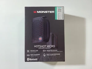 Monster Hotshot Micro (MS62106) Wearable Speaker, Black - Picture 1 of 7