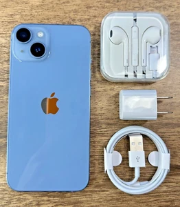 Apple iPhone 14 - 128GB - Blau (Fabrik entsperrt) - Guter Zustand - Bild 1 von 9