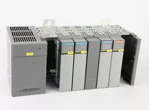 Allen-Bradley 1746-A7 SLC500 7-Slot Rack with 24V Power Supply & I/O Modules - Picture 1 of 7
