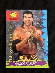 RAZOR RAMON 1995 GOOD HUMOR WWF WRESTLING ICE CREAM CARD  (3) - Picture 1 of 2