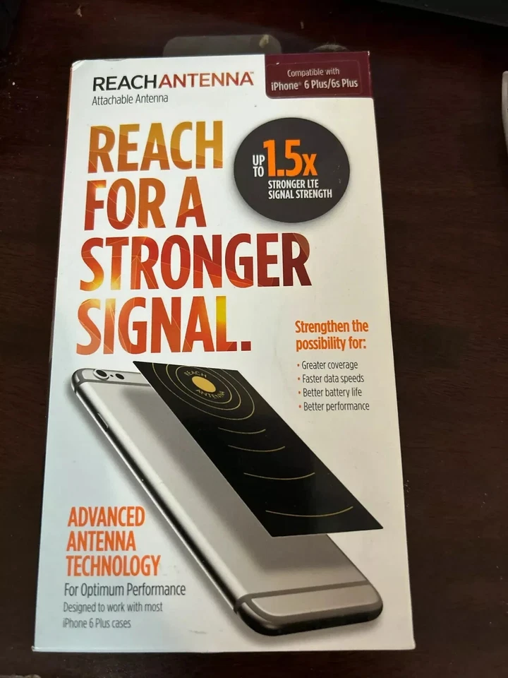 New ReachAntenna NAM220R3A Attachable Antenna iPhone 6S/6+ 6 Plus Signal Booster - Image 1 of 1