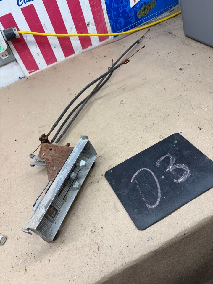 1967 1970 1972 CHEVROLET C10 C20 C30 HEAT CONTROL HEATER CONTROLS 3903618 CABLES - Image 1 of 4