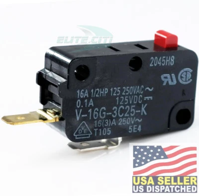 HORNO MICROONDAS WB24X10038 WB24X10076 GSM-V1603A2 28QBP0497 MICRO INTERRUPTOR FA63 Foto 1 de 4