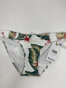 Pantalones de bikini completos de nailon floral para mujer Roxy Dreaming Day •Talla XS *NUEVOS CON ETIQUETAS - Imagen 1 de 10
