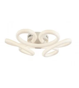 Plafoniera Moderna Led Bianco 60 W 8700 LM Mis. H12xD52 Cm HEAVEN - Picture 1 of 1