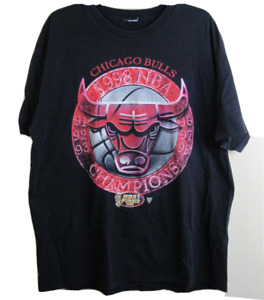 Vintage 1998 Chicago Bulls Championship Tour T-Shirt Sz 2XL Double-Sided Starter