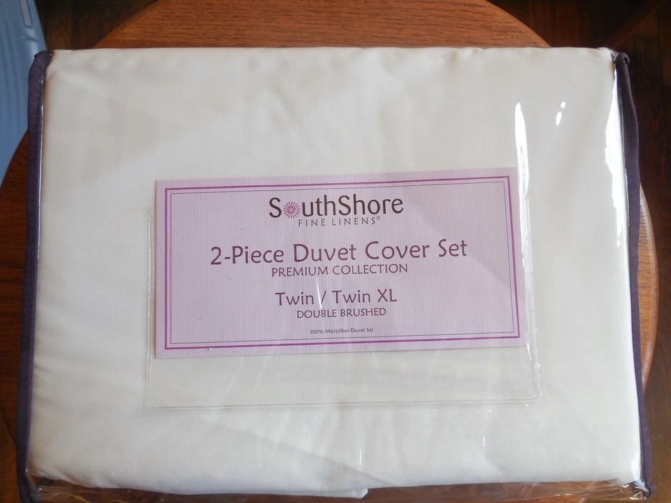 South Shore Fine Linens 2-Piece Duvet Cover Set Twin/Twin XL 100% Microfiber - Image 1 of 2
