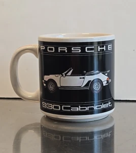 Vtg Porsche 930 Cabriolet Convertible Coffee Mug Cup. Widowmaker, 911 Aircooled - Picture 1 of 10