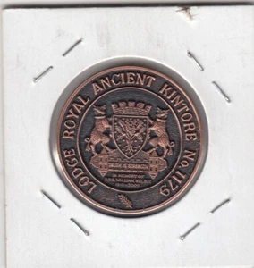 Masonic Penny - Lodge Royal Ancient Kintore 1179   A2 - Picture 1 of 3