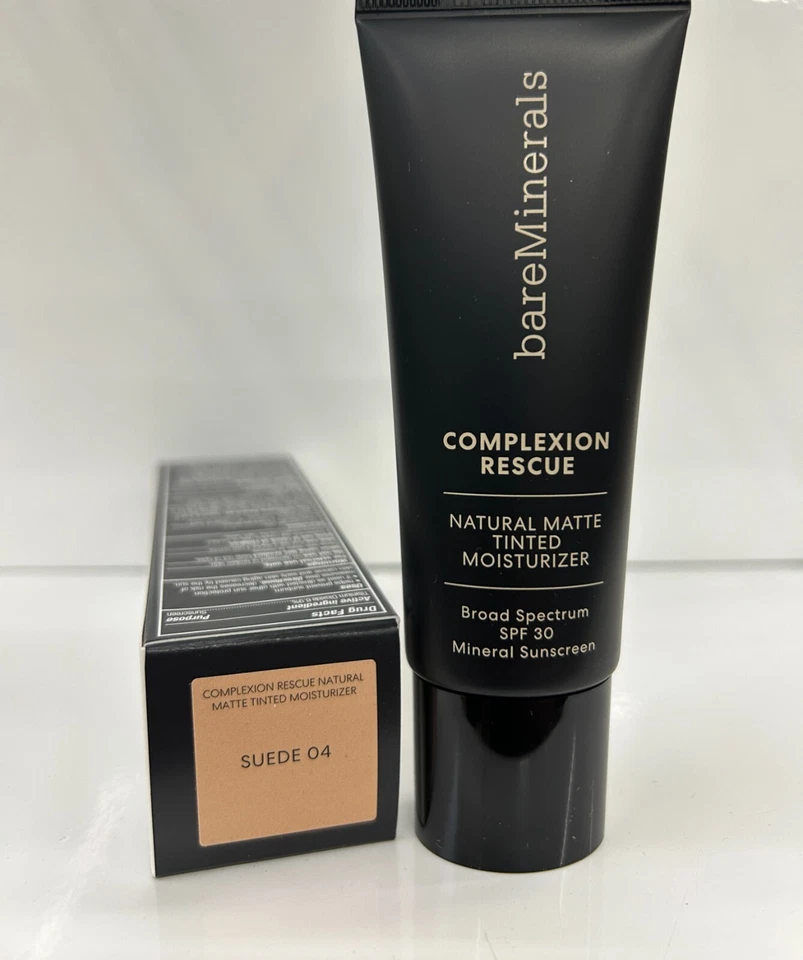 bareMinerals Complexion Rescue Matte Tinted Moisturizer SPF 30 SUEDE 04 2024