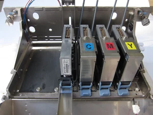 4 cabezales de impresión SEIKO modelo # IRH1213F-1314 como se muestra en montaje carraige U00107750200 - Imagen 1 de 16