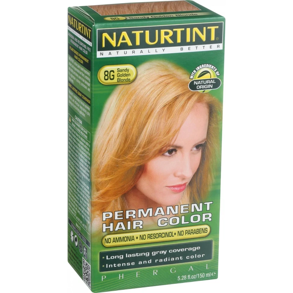 Naturtint - Permanent Hair Colorant 8G Sandy Golden Blonde - 4.5 oz.
