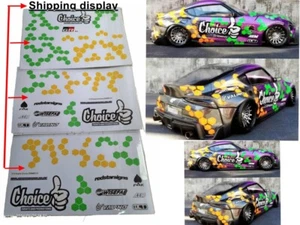 R/C Model Car Decal Sticker For1/10 On road 4WD choice drift body DIY Only Decal - Picture 1 of 6