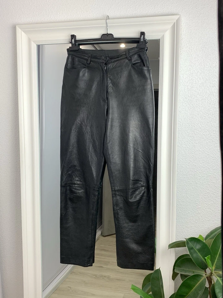 Vintage Calvin Klein Jeans Leather Trousers Pants Opium Y2K - Image 1 of 4