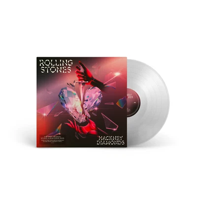 The Rolling Stones Hackney Diamonds CLEAR Vinyl LP Sealed 2023 - Image 1 of 2