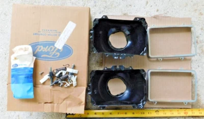 KIT DE FAROS DOBLES PARA AUTOS MERCURY 1979-89 LADO DEL CONDUCTOR 1980 1981 1982 NUEVO Foto 1 de 4