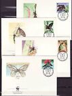 F1011 - Papua New Guinea 1988 - FDC - Vlinders/Schmetterlinge/Butterflies  WWF