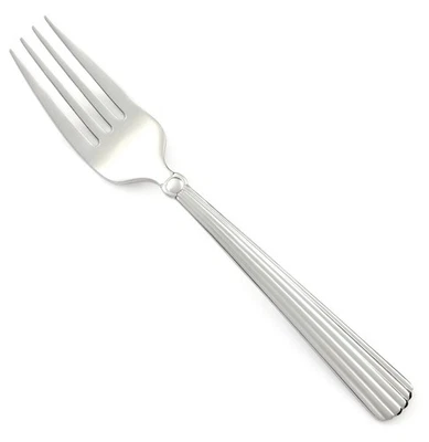 "Tenedor de ensalada brillante de acero inoxidable Waterford CARLETON 7 1/8"" repuesto" Foto 1 de 4