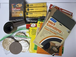 Mixed Sand Paper/Sanding Items Lot Read Description for List of Items Included - Picture 1 of 6