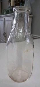 Marvin & Cooley Dairy - Milk Bottle Square Quart A17 - Picture 1 of 8