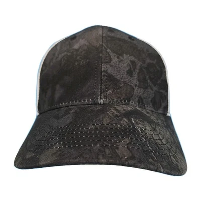 Realtree Fishing Wav3 Black Camo Polyester Adjustable Men's Cap Hat - Image 1 of 4