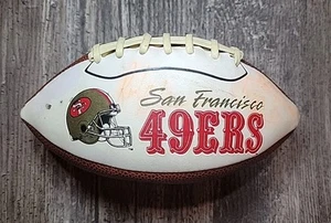 Vintage 49er signiert Mini Franklin Football #50 Gary Plummer? - Bild 1 von 4