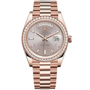 Rolex Day-Date 40 Rose Gold President 228345RBR - Sundust Diamond - Picture 1 of 3