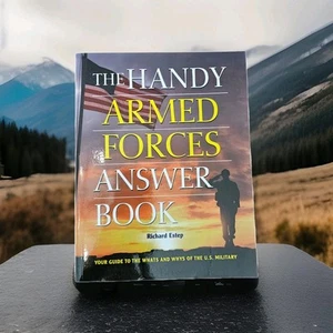 Handy Armed Forces Answer Book Richard Estep Guide To Whats And Whys US Military - Imagen 1 de 2