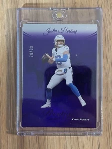 2024 Panini Prestige - Justin Herbert #164 Xtra Points Purple /99 - Picture 1 of 2