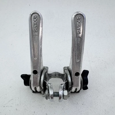 Palanca de cambios SunTour Downtube de colección años 80 abrazadera fricción bicicleta de carretera palanca A30 Foto 1 de 4